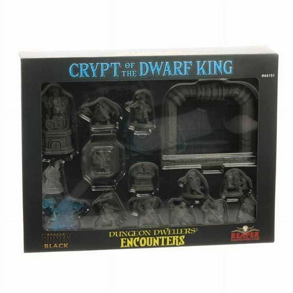Crypt of The Dwarf King Boxed Set Miniature 25mm Heroic Scale Figure Bones Black Reaper Miniatures