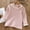 Pink, variant on Swuxness Girls' Fleece Long Sleeve Shirt, Toddler Fall Tops, Girls Fleece Lined Crew Neck Lace Top for Kids Beige, 1-2 Years