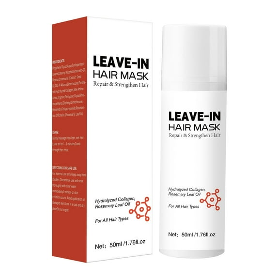 No Wash Hair Care Film,Leave In Conditioner & Detangler Spray, Leave In Conditioner for Curly, Oily & Damaged Hair, Deep Conditioner for Color Treated & Bleached Hair(50ml/1.69fl.oz)