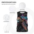 thumbnail image 3 of Sikiie Colorful Plant Turtle A Basketball Jersey Reversible Men's Mesh Athletic Sports Shirts Training Practice S-4XLMedium, 3 of 6