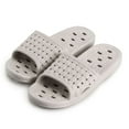 thumbnail image 2 of Spencer Anti-Slip Slides Sandals for Women Men, Bathroom Shower Slippers Quick Drying Shower Shoes Lightweight Clouds House Slippers, Size 6-14, 2 of 11