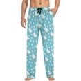 thumbnail image 4 of Top-kevin white Duck Goose floral Pajama Pants Men's Lounge Pants Straight-Fit Men Pajama Bottoms, 4 of 7