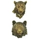 thumbnail image 1 of 2 estatuas de animal, colgantes de resina montadas en , adornos de oficina Soledad Decoraciones de pared para el hogar, 1 of 9