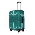 thumbnail image 2 of Haiem ECG Wave Luggage Cover Printed Suitcase Covers for Luggage Elastic Washable Suitcase Protector Fits 18-32 Inch Luggage-Large, 2 of 9