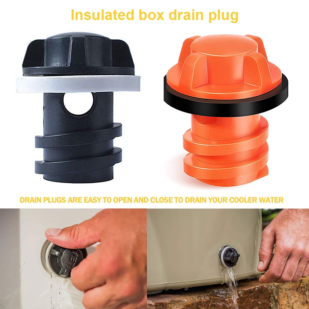 Pieces Fishing Cooler Insulation Box Water Drain Stopper