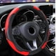 thumbnail image 3 of Funda Cubre Volante Deportivo Protector Antiderrapante Auto Modelo Rojo y Negro, 3 of 4