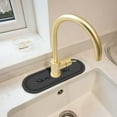 thumbnail image 3 of Sink Faucet Guard and Absorption Pad, Diatomite Mat, Anti-mold, Quick-drying Drip Tray for Sponges, for Kitchen, Bathroom, and Laundry Sink Countertops, Gray, 23.5 X 5.5 Inches, by FAJHHA, 3 of 8
