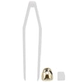 thumbnail image 3 of Diente falso hueco de hip hop para festival de Halloween, decoración de dientes de hip hop, dorado, 3 of 14