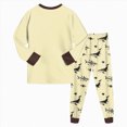 thumbnail image 5 of CAUYDY Toddler Boy Pjs Child Clothing 2T 3T 4T 5T 24Months Fall Winter Long Sleeve Top Pants 2PCS Set Baby Sleepers Little Kid Outfits for Boys Sizes 4-5 Years,Yellow, 5 of 7