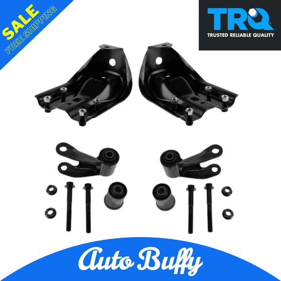 Rearward Leaf Spring Shackle & Bracket Hanger Set for Chevy GMC Pickup Truck Fits select: 1988-1997 CHEVROLET GMT-400, 1989-1997 GMC SIERRA