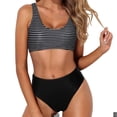 thumbnail image 2 of Augper Fashion Women's Sleeveless Printed Bikini Set Swimsuit Push-Up Padded Swimwear Swimsuit Beachwear, 2 of 7