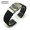 thumbnail image 5 of Steel & Silicone Replacement Watch Band Fits Casio Edifice EFA-133 EFA133D-1A, 5 of 7