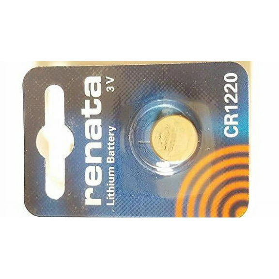 twin pack - 2 x renata batteries cr1220 3v lithium coin cell battery