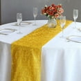 thumbnail image 3 of BalsaCircle 12x108 in Gold Metallic Tinsel Polyester Table Runner Wedding Party Events Decorations Supplies, 3 of 8