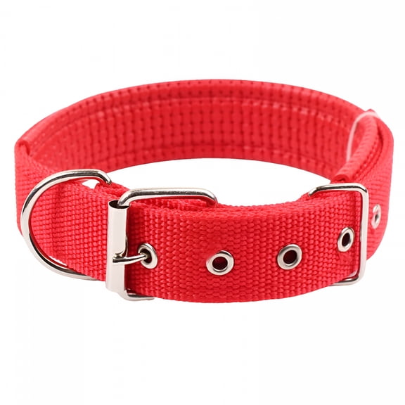 GASTROPOD Adjustable Dog Collar,Heavy Duty Breathable Nylon Wide Dog Collars with Metal Buckle D Ring for Large Medium Small Dogs