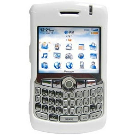 - Premium Polished White Snap On Hard Shell Case for BlackBerry 8300, BlackBerry 8320, BlackBerry 8330, BlackBerry 8300 curve, BlackBerry 8310