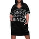 thumbnail image 1 of Me encanta el bingo vestido suelto con bolsillos vestido de noche para mujer 2025 vestidos para mujer 2025 vestidos africanos de verano para mujer, 1 of 7