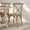 Medium Natural With White Grain, variant on Merrick Lane Bardstown X-Back Bistro Style Wooden Dining Chair for Kitchens and Dining Rooms, High-Back Wood Stackable Kitchen Chair, Walnut