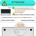 thumbnail image 6 of Mosiso MacBook Pro 14 inch Case 2024-2021 M5 M4 M3 M2 M1 Pro Max A3434 A3112 A3185 A3401 A2918 A2992 A2779 A2442, Plastic Hard Shell&Keyboard Cover&Screen Film&Pouch, Steel Blue, 6 of 6