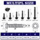 thumbnail image 2 of Tornillos ZAMBASE 410 de acero inoxidable #10X1 autorroscantes x100, 2 of 9