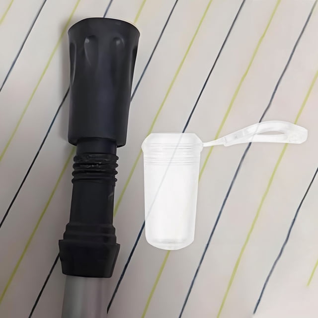 SHOWERORO 20Ud Tapones Transparentes De Para Bastones De Trekking Con Estabilidad Mejorada Y Fácil Instalación