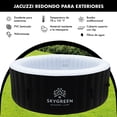 thumbnail image 2 of Jacuzzi Doble Filtro Hidromasaje Inflable Para 4 Personas Sky Green HJJRRE000001, 2 of 8