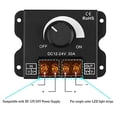 thumbnail image 5 of Langgg DC 12-24V LED 0-100 % Variateur Manuel à Variateur Progressif Lampe Réglage de la Luminosité Alimentation Contrôleur Modulateur Chambre, 5 of 5