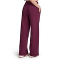 thumbnail image 6 of Reebok Women's Game Day Fleece Contrast Stitch Wide Leg Pant, Sizes XS-4X, 6 of 11