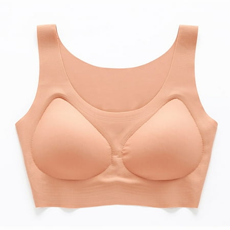 Latex No Steel Rings Nursing Bra Jelly Soft Support Seamless Comfortable Sports Underwear for Women