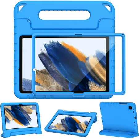 BMOUO Kids Case for Samsung Galaxy Tab A8 10.5 inch 2022, Galaxy Tab A8 Case for Kids, Shockproof Convertible Handle Stand Kids Case for Samsung Galaxy Tab A8 10.5” 2022 (SM-X200/X205/X207), Blue