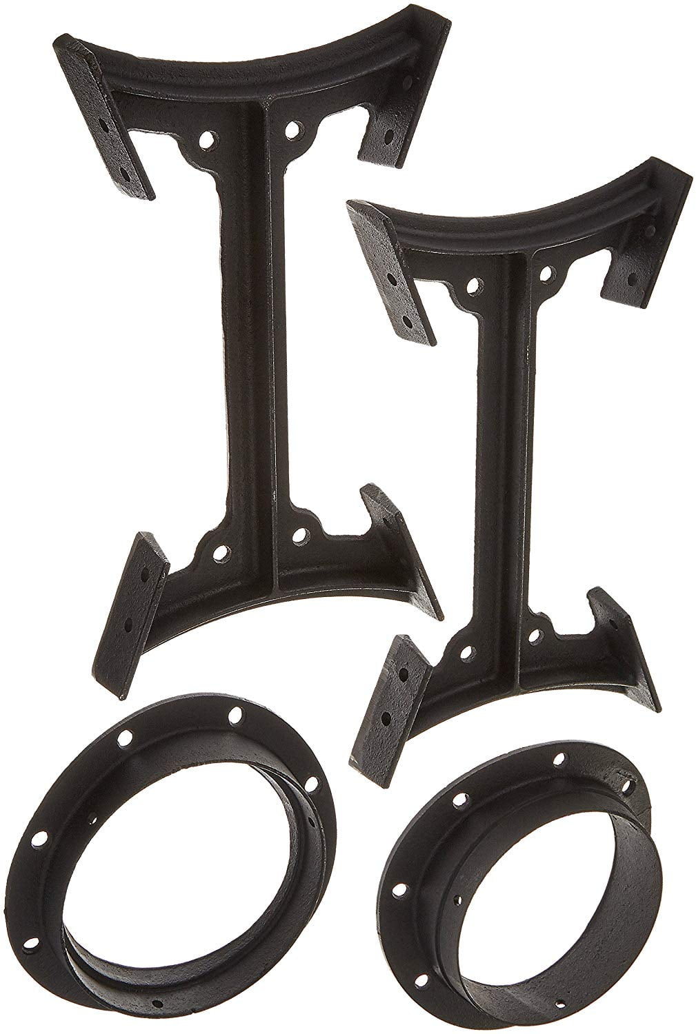 BKAD500 Cast Iron Double Barrel Stove Adaptor, Use with the BSK1000