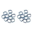thumbnail image 4 of relayinert DOUBLE EAR CLIPS ,O CLAMP ,ZINC ,10 PACK PLATED STEEL 5 to 7mm 2Set, 4 of 6