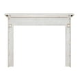 thumbnail image 4 of Pearl Mantels Newport Furniture For Your Fireplace, Premium White MDF Mantel Surround, Crisp White Paint, Interior Opening 48"W x 40"H, 4 of 5