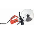 thumbnail image 5 of Acekid 14-Inch 3000W Wet/Dry Concrete Saw, with Guide Roller 4200RPM Speed, Water Line Attachment for Porcelain Wood Cutting, Black and Silver, 5 of 5