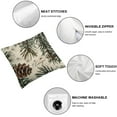 thumbnail image 6 of nygtbtfer Hello Vibes Decorative Throw Pillow Set of 2, , Pine Branch Christmas Holiday White, 6 of 7