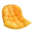 thumbnail image 4 of Cojín para silla colgante, alfombrilla para silla de jardín, asiento de mimbre grueso, cojín para silla, columpio, cojín para balcón, decoración del Amarillo, 4 of 8