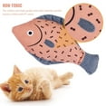 thumbnail image 4 of 3/4pcs Cat Fish Toy with Catnip Cat Chew Toy Plush Kitten Fish Toy Interactive Cat Catnip Toy Cute Fish Cat Toy Set for Playing Chewing Teeth Cleaning, 4 of 8
