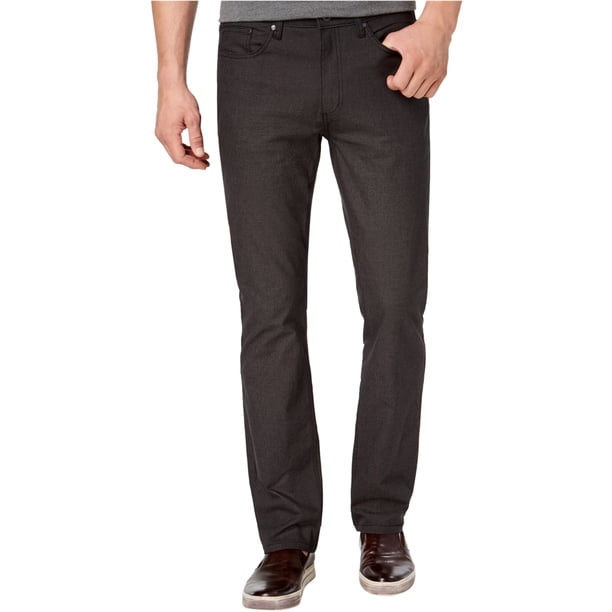 Kenneth Cole - Pantalones vaqueros ajustados para hombre, color gris, 36 W x 32 L Kenneth Cole Ajustado