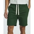 thumbnail image 4 of 3 Pack: Men's Cotton 7" Walk Short With Back Pocket & Drawstring - Casual Wear, 4 of 6