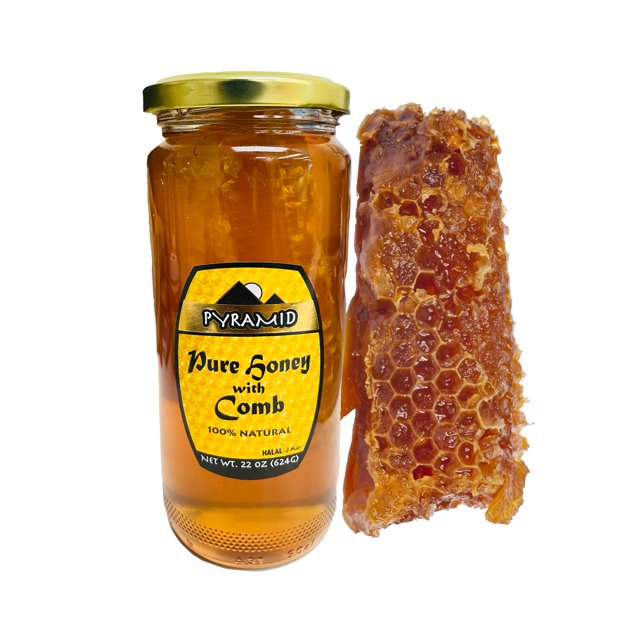 Pure Honey with Comb (100 Natural) 22oz.