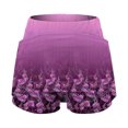 thumbnail image 4 of Wxolcjlv Women's Floral Print Skort High Waist Built‑In Short with Side Pockets Skorts, 4 of 4