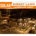 thumbnail image 3 of koolsoo Iron Solar Pathway Lights Warm White Stake for Decor Wedding Party Walkway, 3 of 9