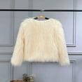 thumbnail image 4 of Lindreshi Winter Coats for Women 2023 Trendy Women's Fashion Solid Short Imitation Warm Coat Faux Tops, 4 of 4