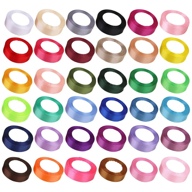 Gift Wrap Ribbon Wedding Decorations Clothes Making Supply DIY Craft Accessories Light-weight Polyester Ribbons for Ornaments Violet 21