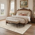 thumbnail image 3 of KUETH 9X12 Vintage Area Rugs Machine Washable Rugs for Living Room, Non Slip Flat Pile Rug with Rubber Backing, Boho Rug for Entryway Bedroom Dining Room Home Office, 3 of 4