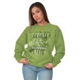 thumbnail image 2 of HOMETOWN & TOURIST Sweat Shirt Sweatshirt For Womens New Hampshire Granite State Flower NH Souvenir Garden Gift, 2 of 2