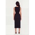 thumbnail image 3 of Women's Side Slit Drawstring Side Midi Dress, 3 of 3
