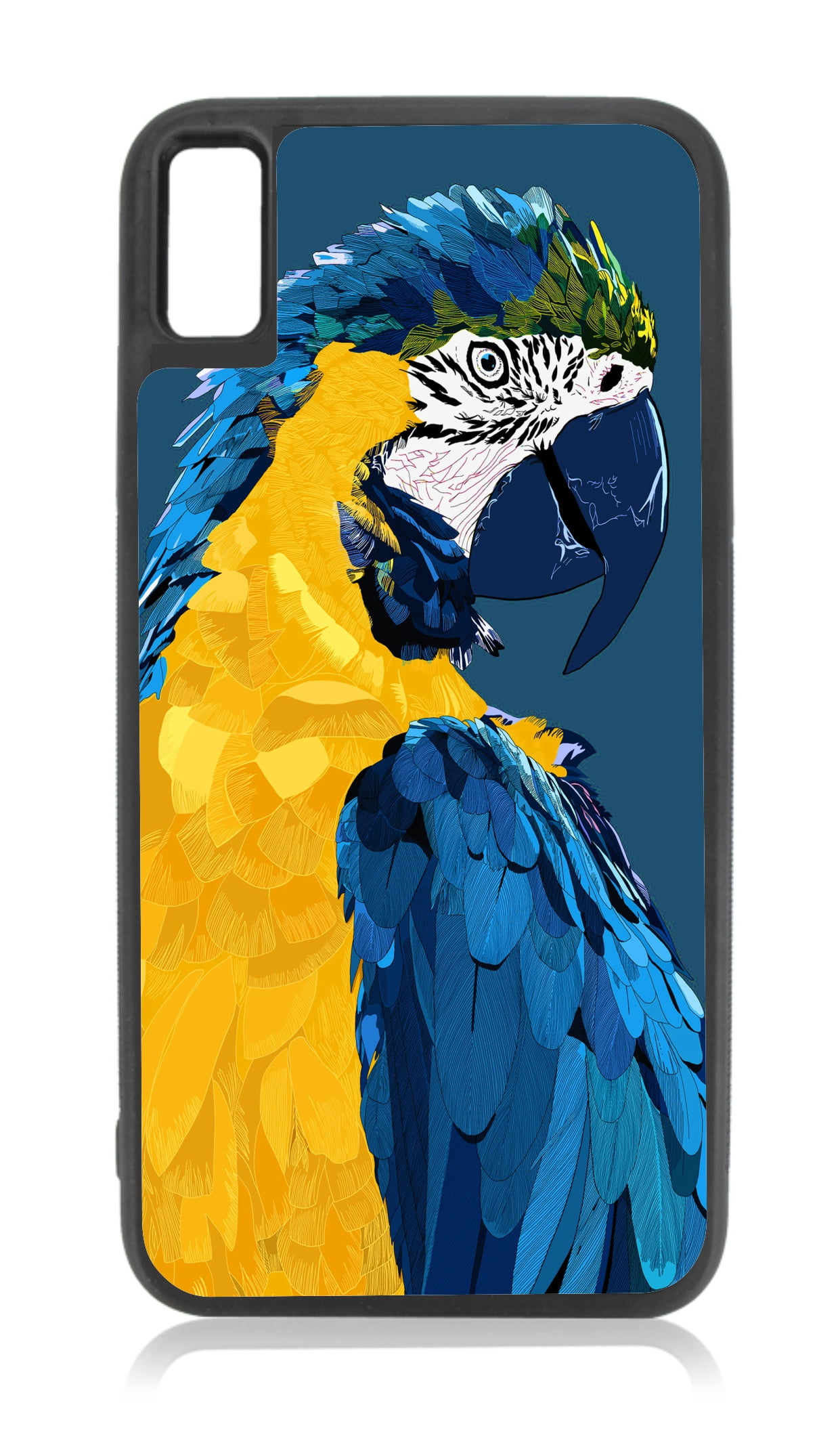 Parrot Blue Bird Tropical Pattern Flip Phone Case Cover Premium Quality for iPhone 12 11 X XR XS Max 8 7 Samsung Galaxy