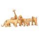 thumbnail image 2 of Figuras de animales de Safari, juguete, figuras de animales de zoológico salvajes de Color dorado para educación temprana, 2 of 5
