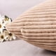 thumbnail image 5 of Fundas de almohada y almohada 18x18, cojines decorativos súper suaves de pana a rayas mostaza para sofá, 45x45 cm, 5 of 6
